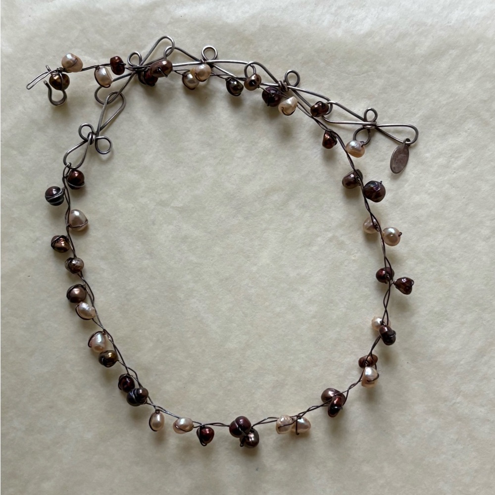 Abra Gorby Design FreshWater Pearl Necklace